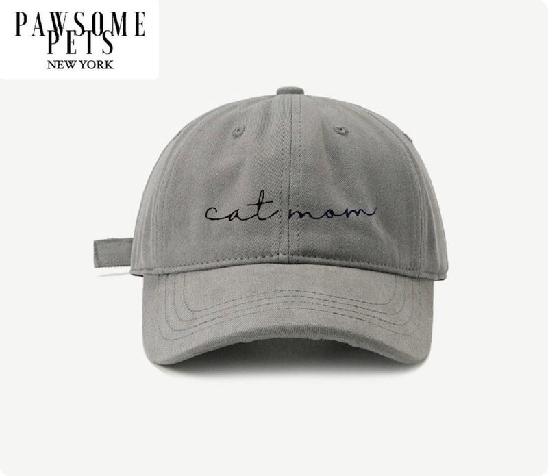 CAT MOM HAT - GREY