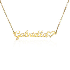 Heart Name Personalized Necklace