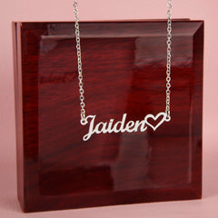 Heart Name Personalized Necklace