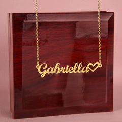 Heart Name Personalized Necklace